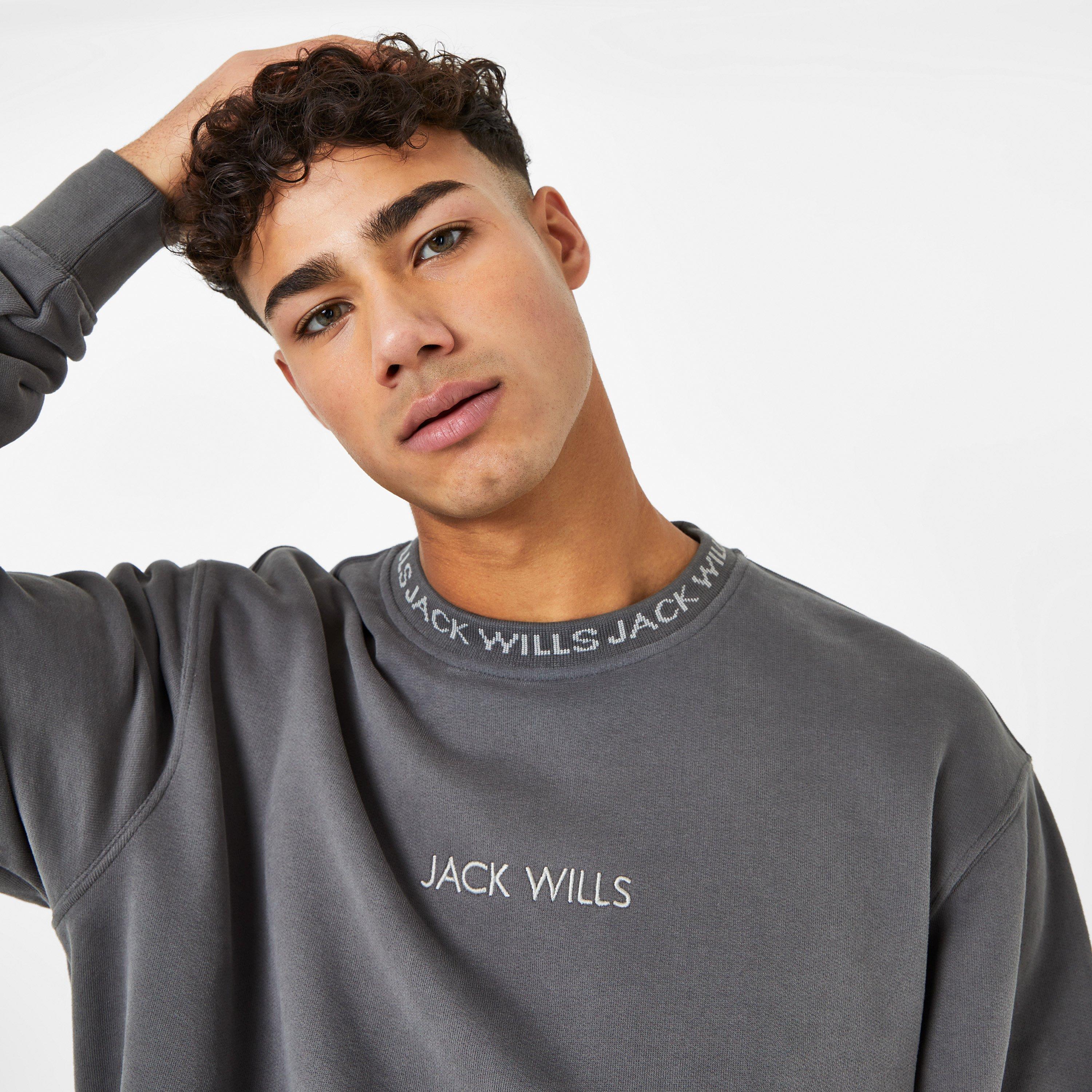 Jack Wills JW Jacquard Crew Sweatshirt