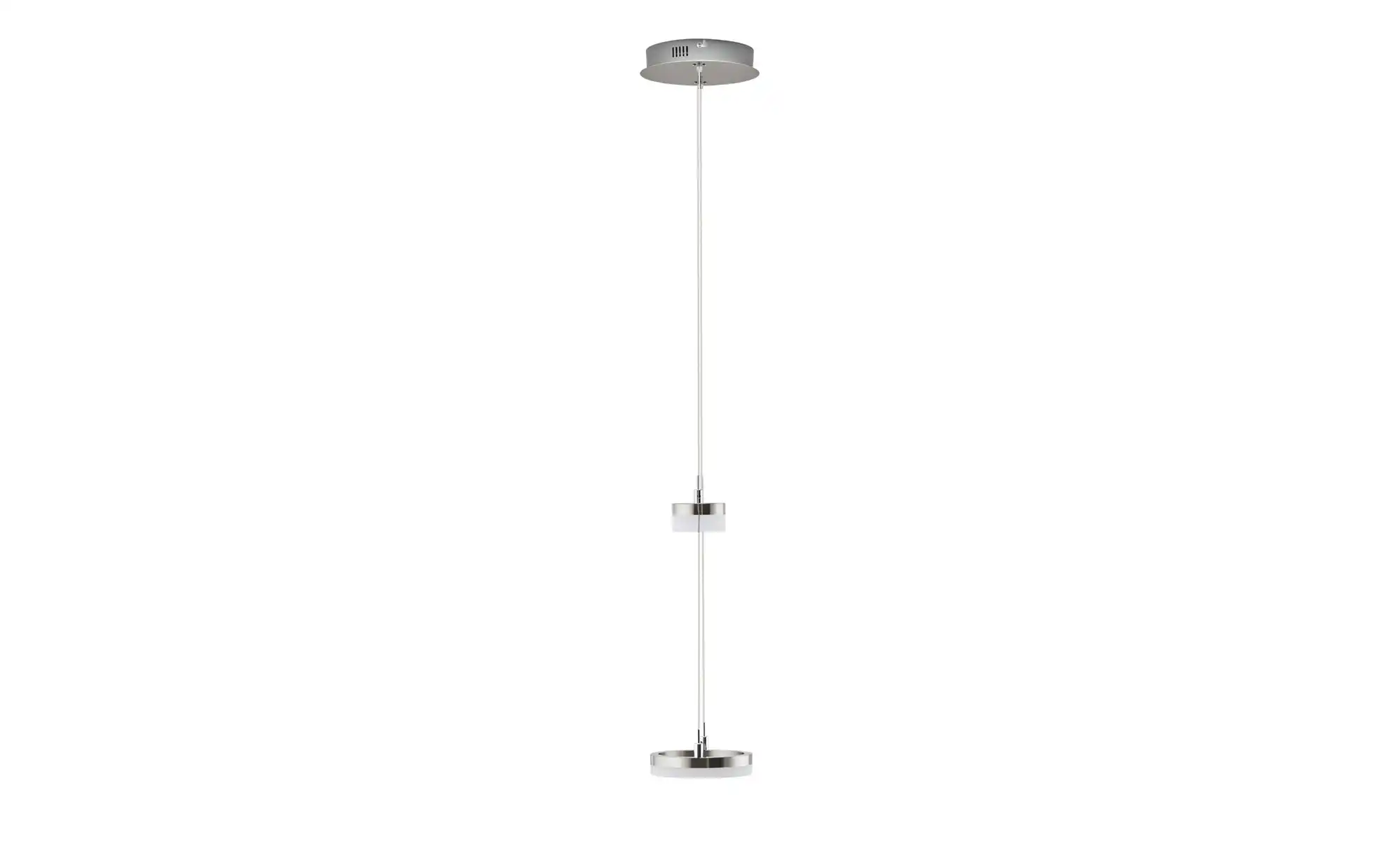 Meisterleuchten LED-Pendelleuchte, 2-flammig, nickel matt