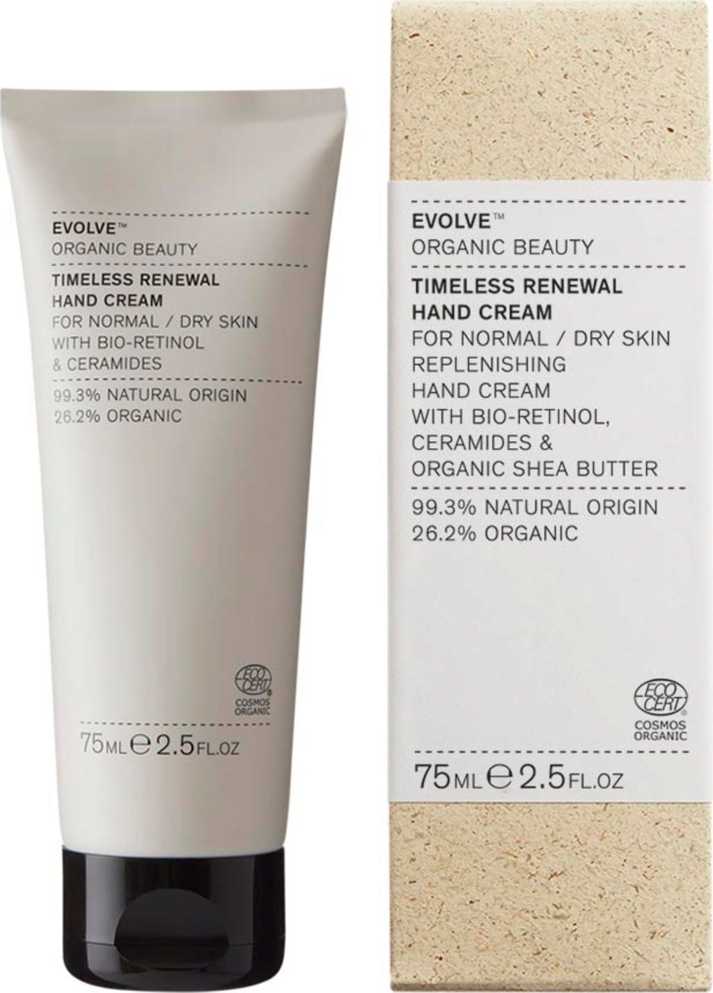 Evolve Organic Beauty  Timeless Renewal Hand Cream, 75 ml