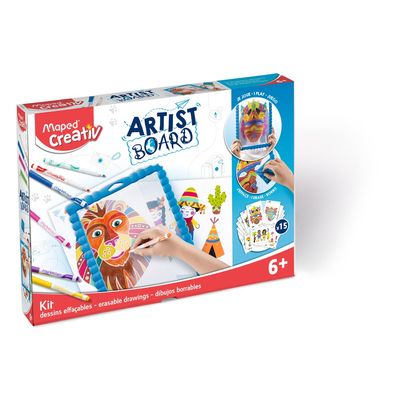 Maped Creativ Artist Board - Kit ardoise dessins effaçables
