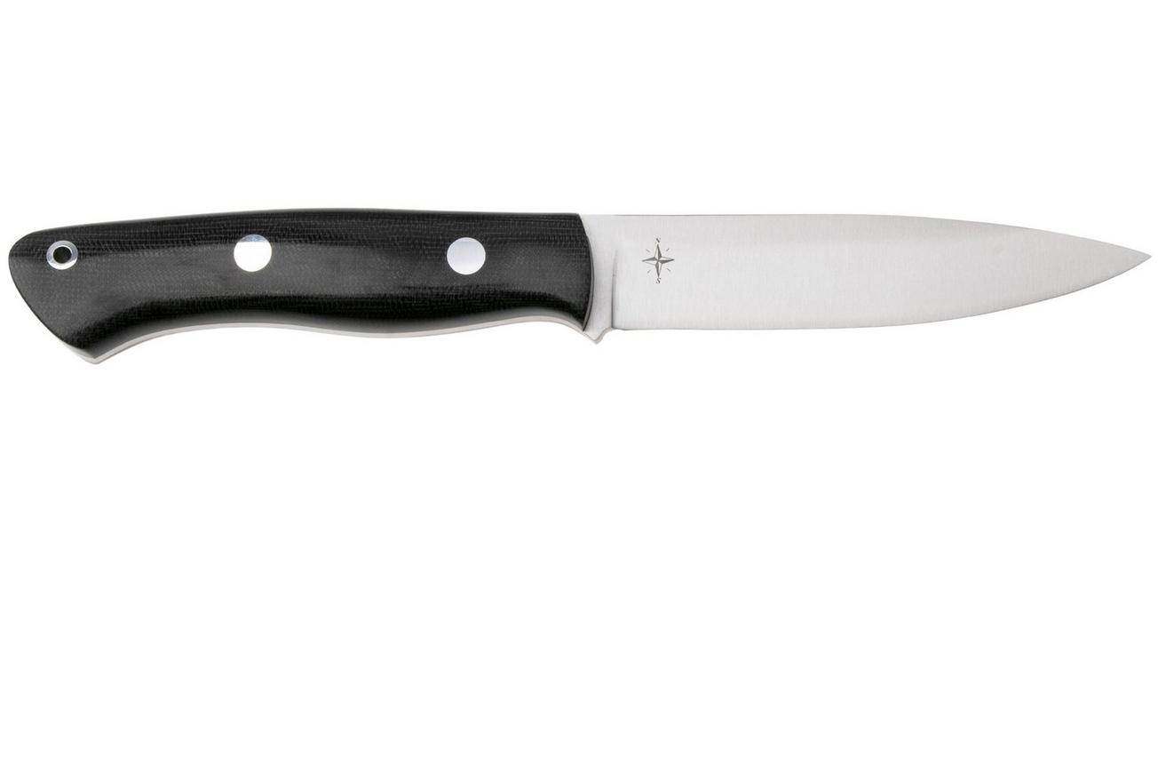 Bark River Aurora CPM MagnaCut, Black Canvas Micarta, bushcraftmes