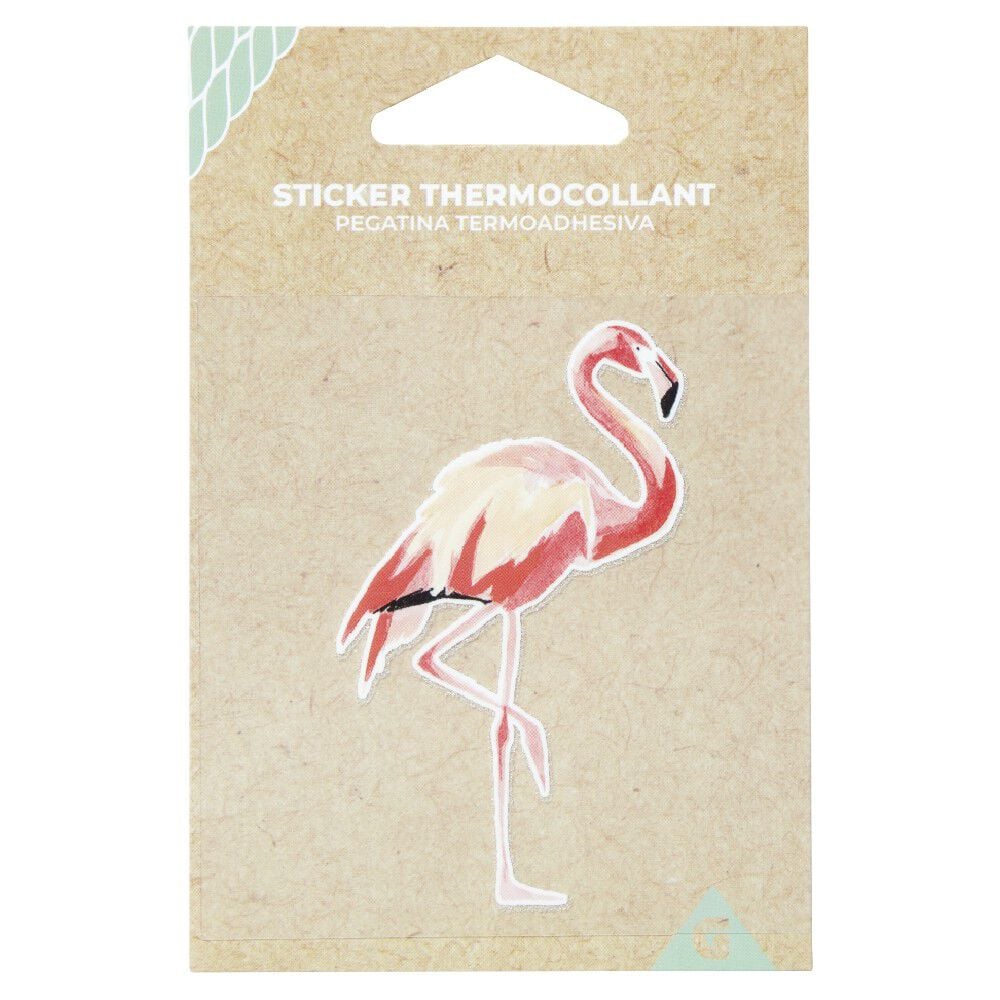 Patch thermocollant flamant rose