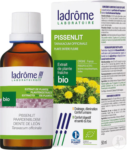 Ladrôme Pissenlit Extrait De Plante Bio 50ml