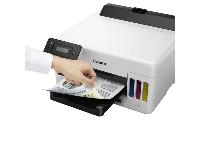 Canon MAXIFY GX5050 - Printer - farve - Duplex - blækprinter - ITS - A4/Legal - 600 x 1200 dpi - op til 24 ipm (mono) / op til 15.5 ipm (farve) - kapacitet: 350 ark - LAN, Wi-Fi(n), USB 2.0
