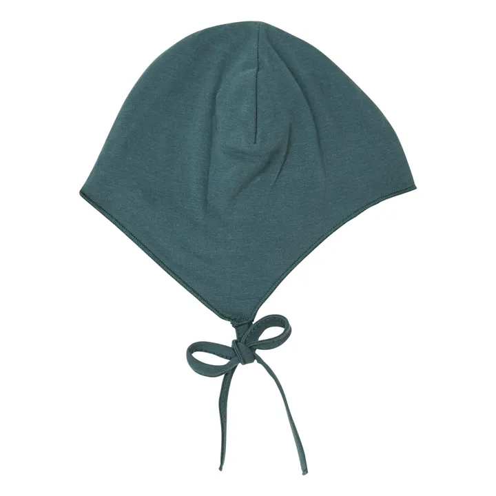 Gray Label Bonnet Naissance Coton Bio | Bleu gris