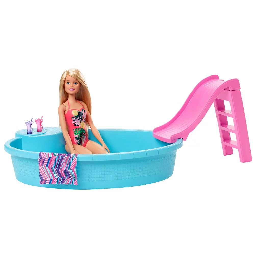 BARBIE ET SA PISCINE -POUPEE