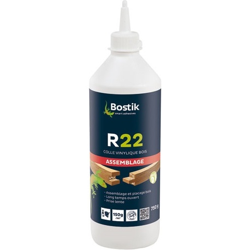 Colle bois R22 biberon 750g