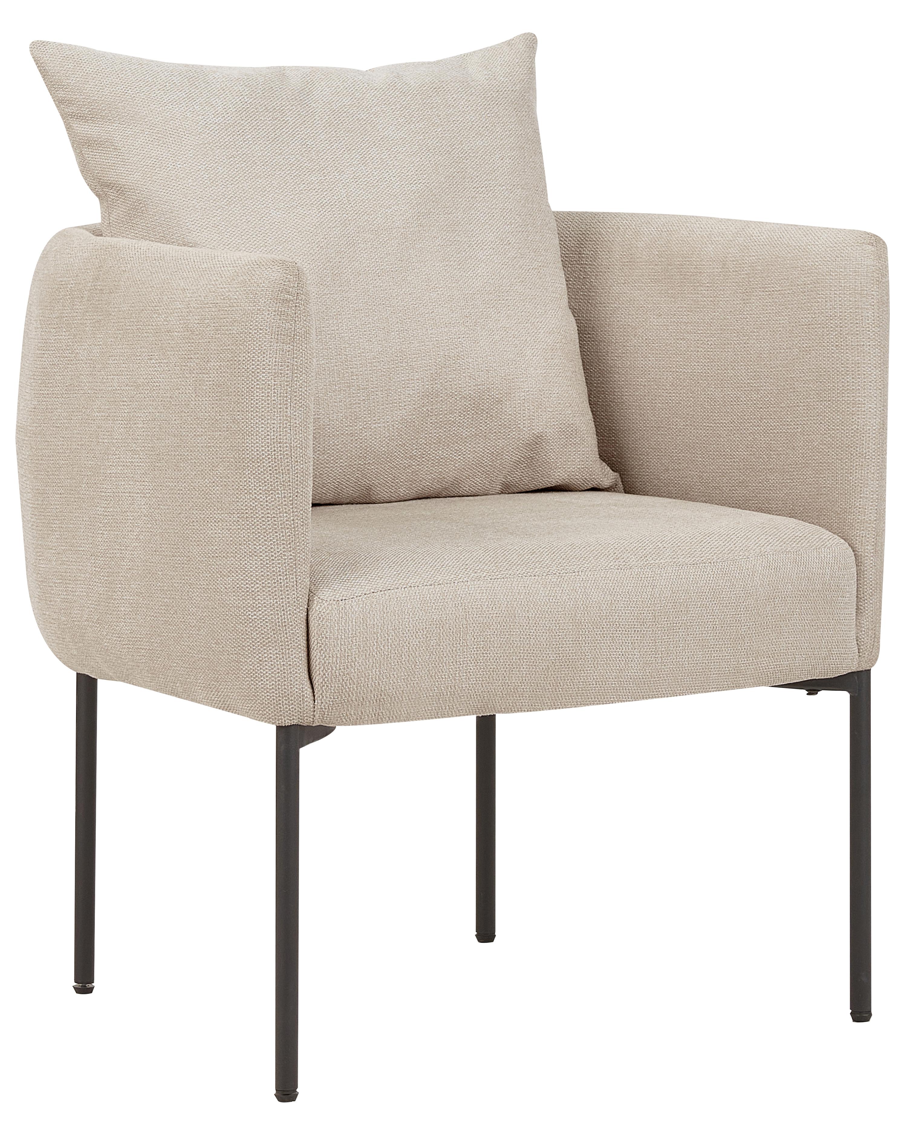 Fauteuil MALMOS Stof Lichtbeige