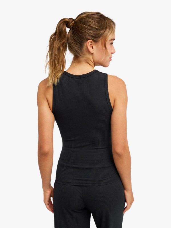 Rise & Vibe Débardeur Noir Femme