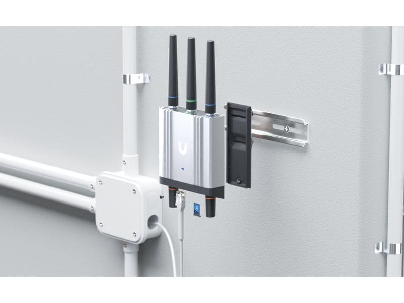 Ubiquiti LTE-Industrierouter UMR-INDUSTRIAL Robuster, LTE Cat 4-fähiger Mobilrouter für IoT-Anwendungen im Innen- und Aussenbereich, flexibel und wetterfest
