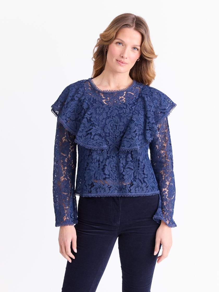 Lana blondebluse Sky Captain