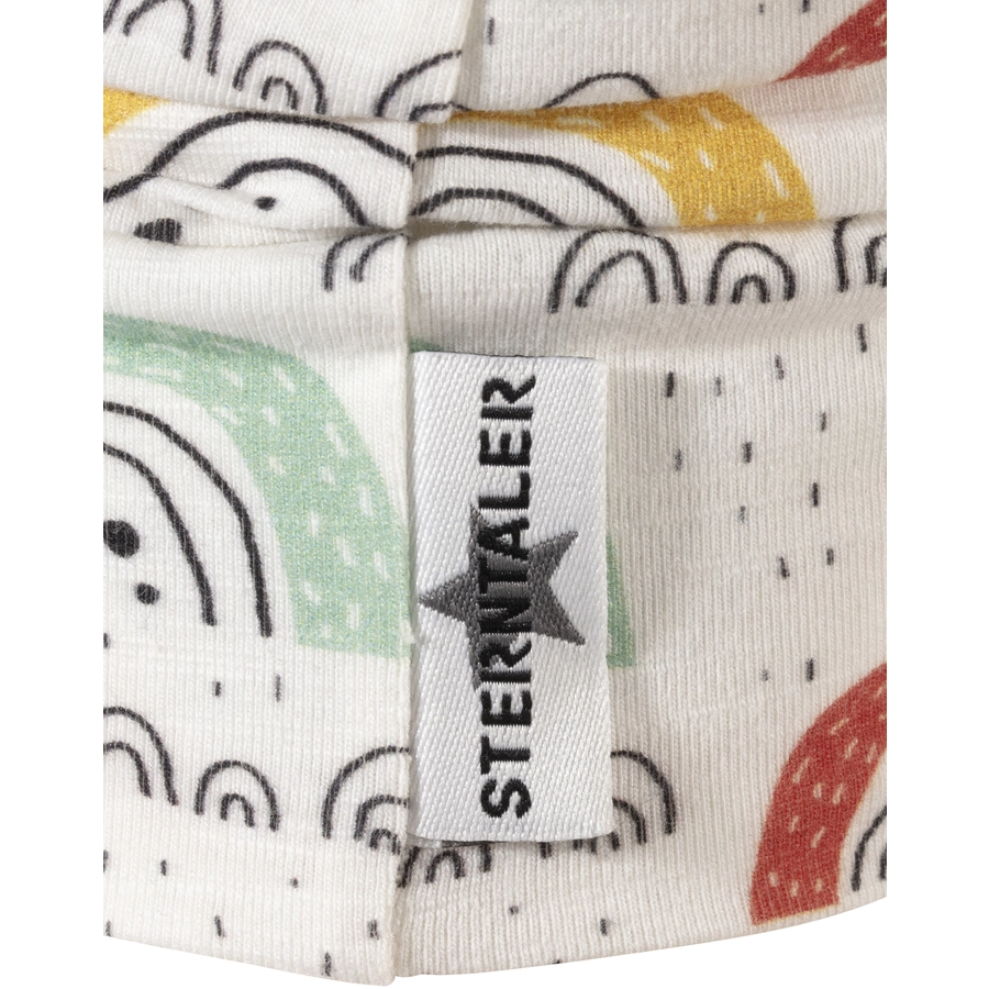 Sterntaler Slouch-Beanie Regenbogen ecru
