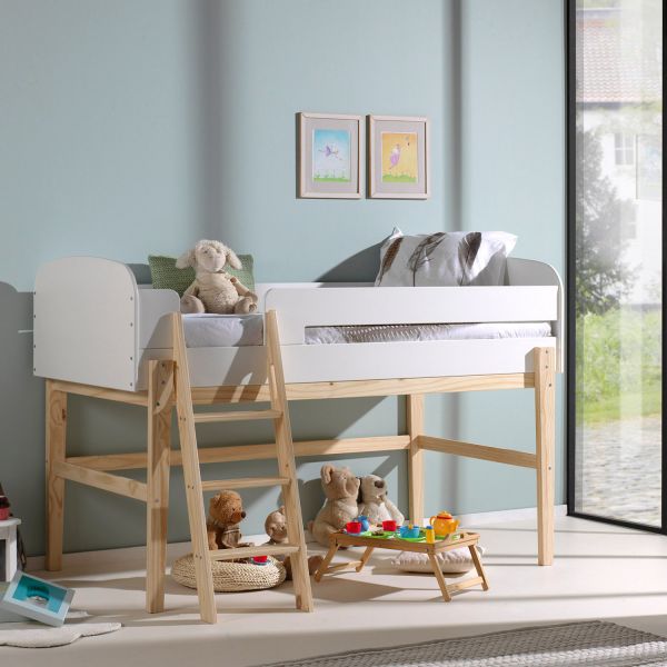 Vipack Kiddy Halfhoogslaper Wit