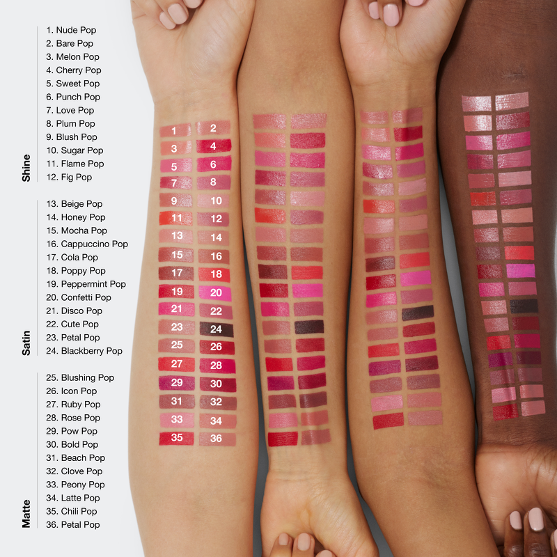 Clinique Pop Longwear Lipstick Matte 3,9 gr. - Chilli Pop