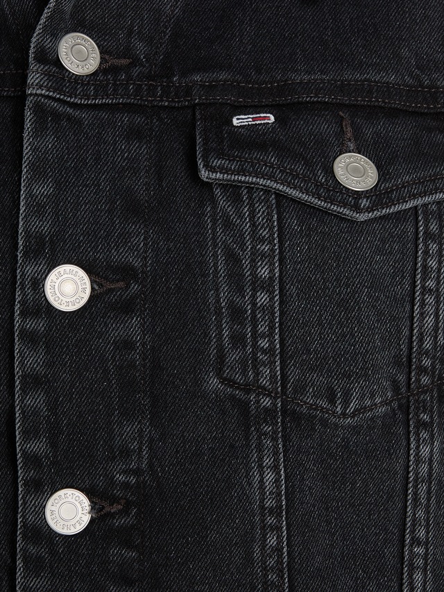 Tommy Jeans Jeansjacke »MOM CLS JACKET CG4181« mit Logpatch
