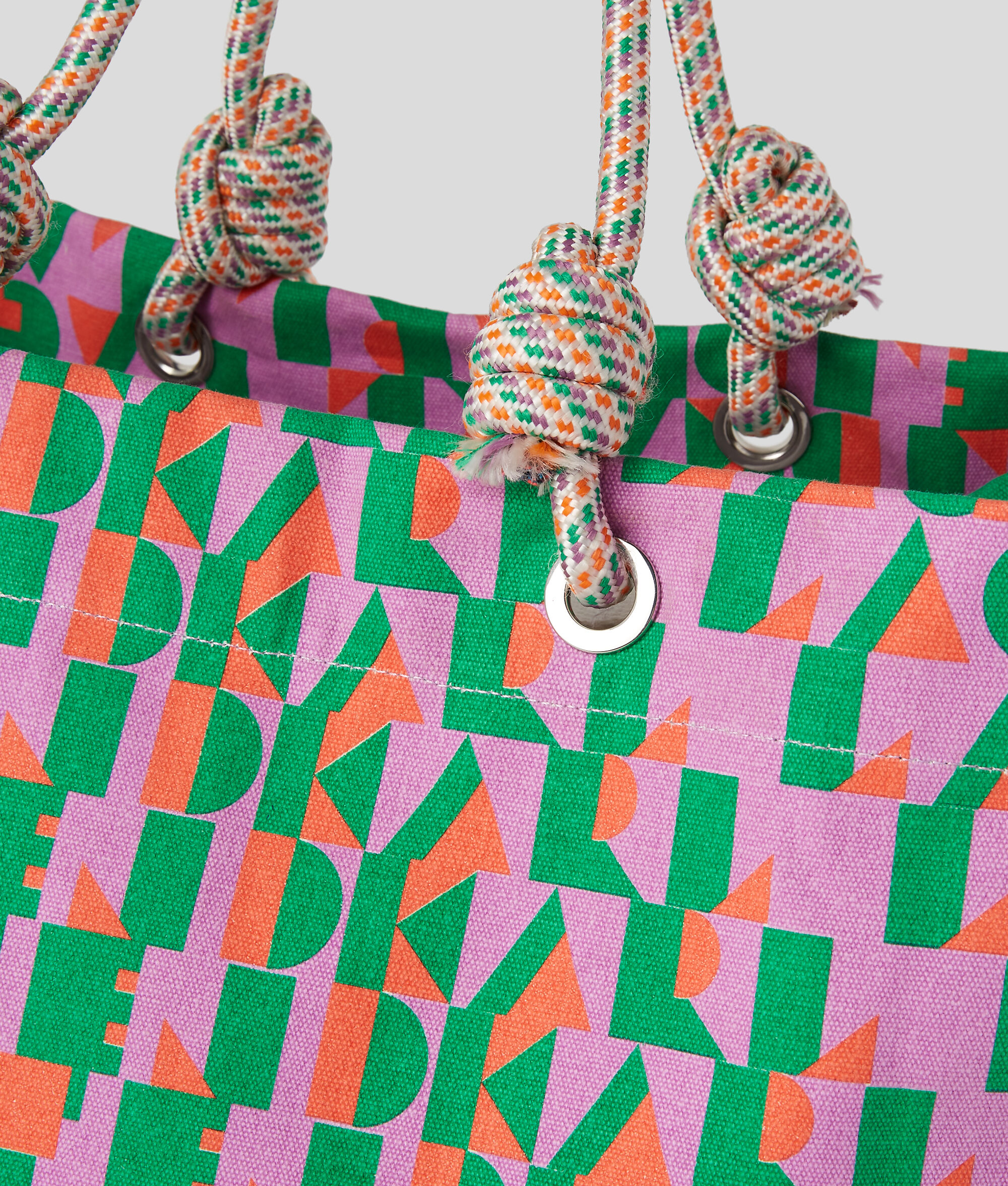 CABAS DE PLAGE AVEC LOGO ABSTRAIT