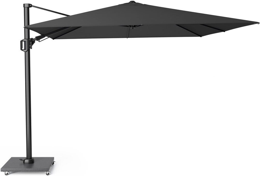 Platinum Outdoorable zweefparasol Challenger zwart 50+UV 300 x 300 cm