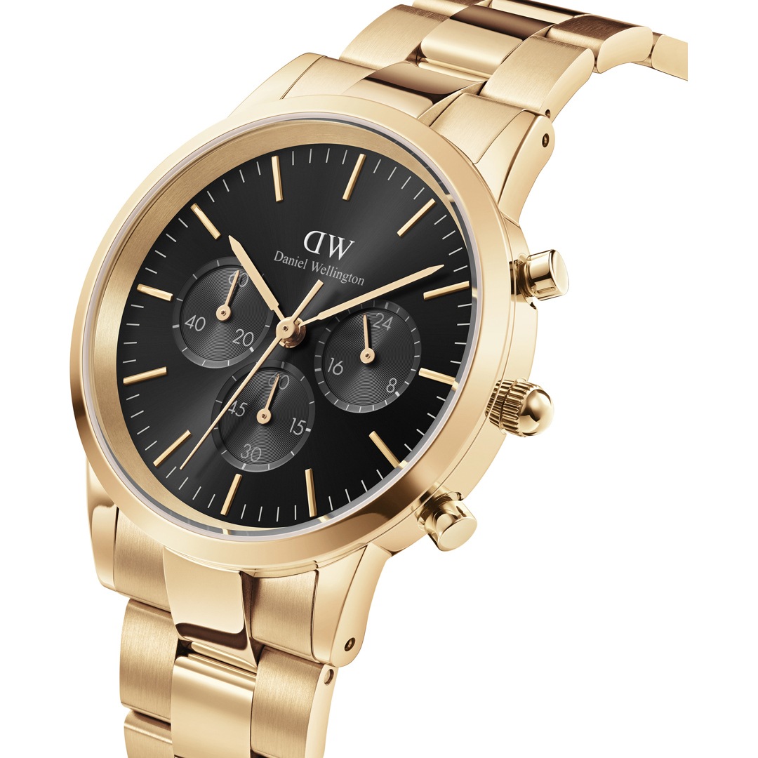 Daniel Wellington Iconic Chronograph Link Onyx Ø 40mm