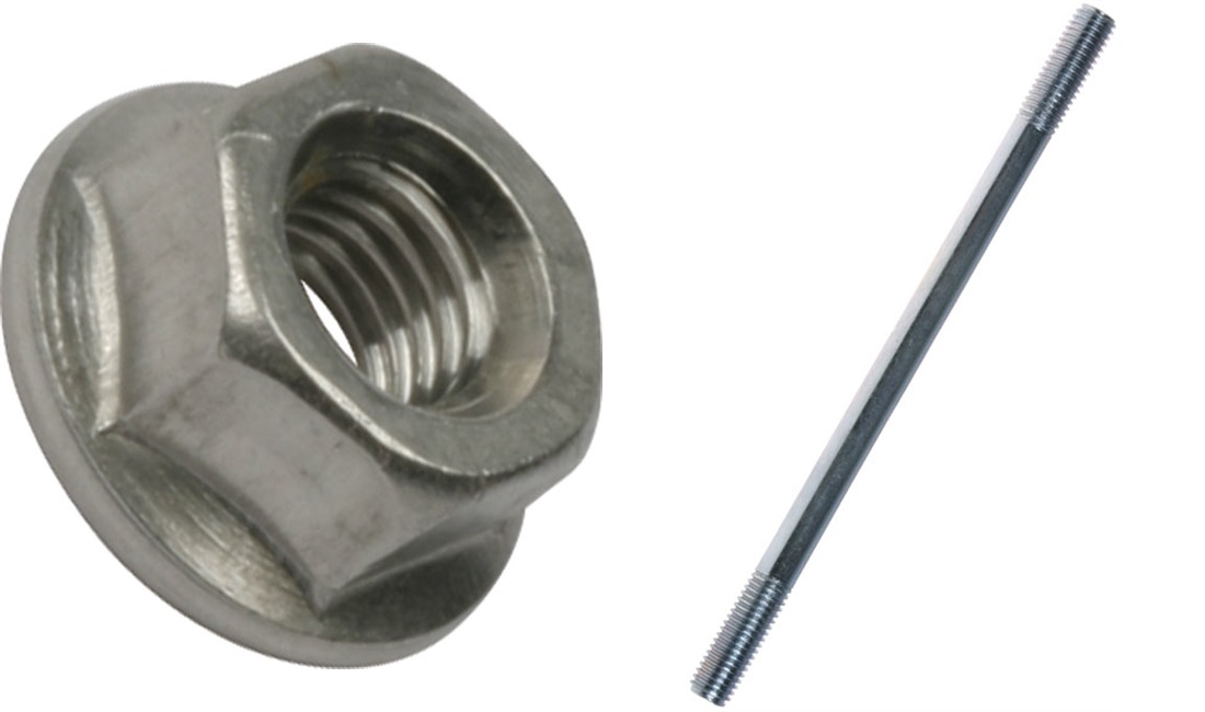 Pindbolt/møtrik kit til cylinder