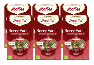 Yogi Tea Berry Vanilla Thee Voordeelverpakking 6x17ST