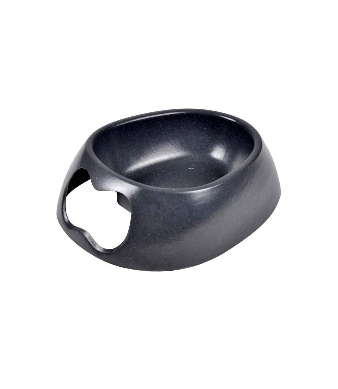 Paris Prix - Gamelle Pour Chien & Chat bambou 16cm Anthracite