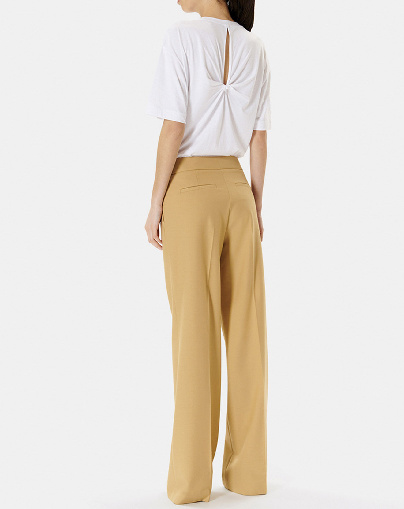 Zapa Pantalon en Laine mélangée Pervenche noisette