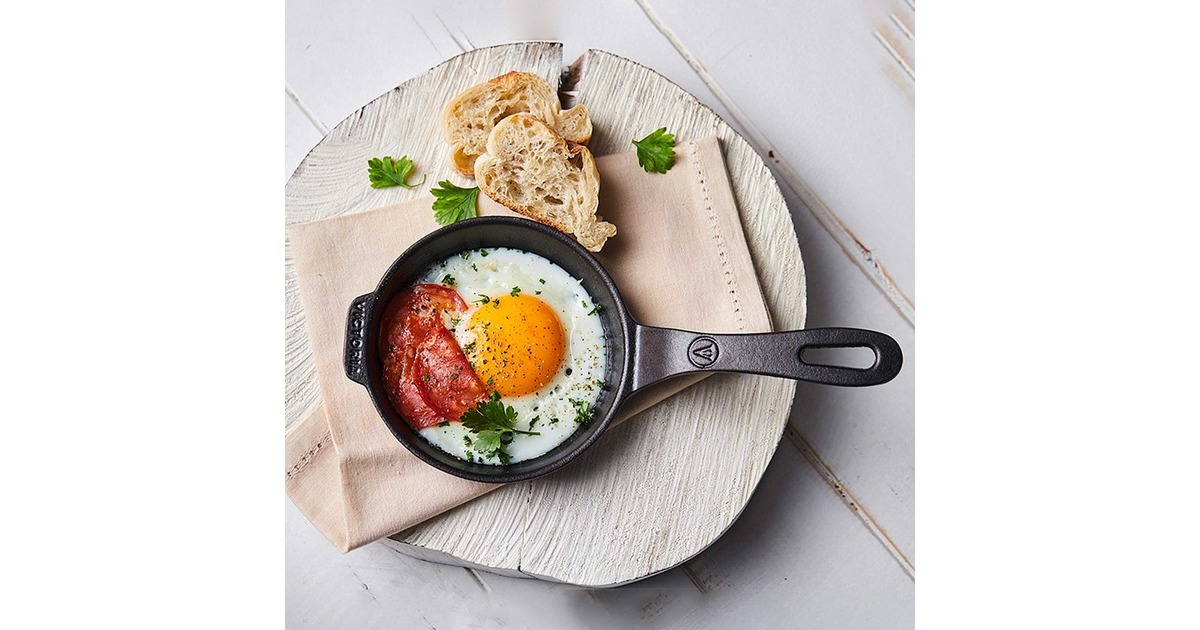 VictoriaMini Skillet 12 cm, Seasoned bak-/braadpan  (Zwart, Color packaging)