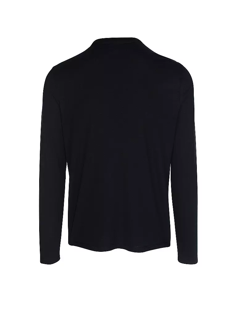 MAJESTIC FILATURES Langarmshirt dunkelblau
