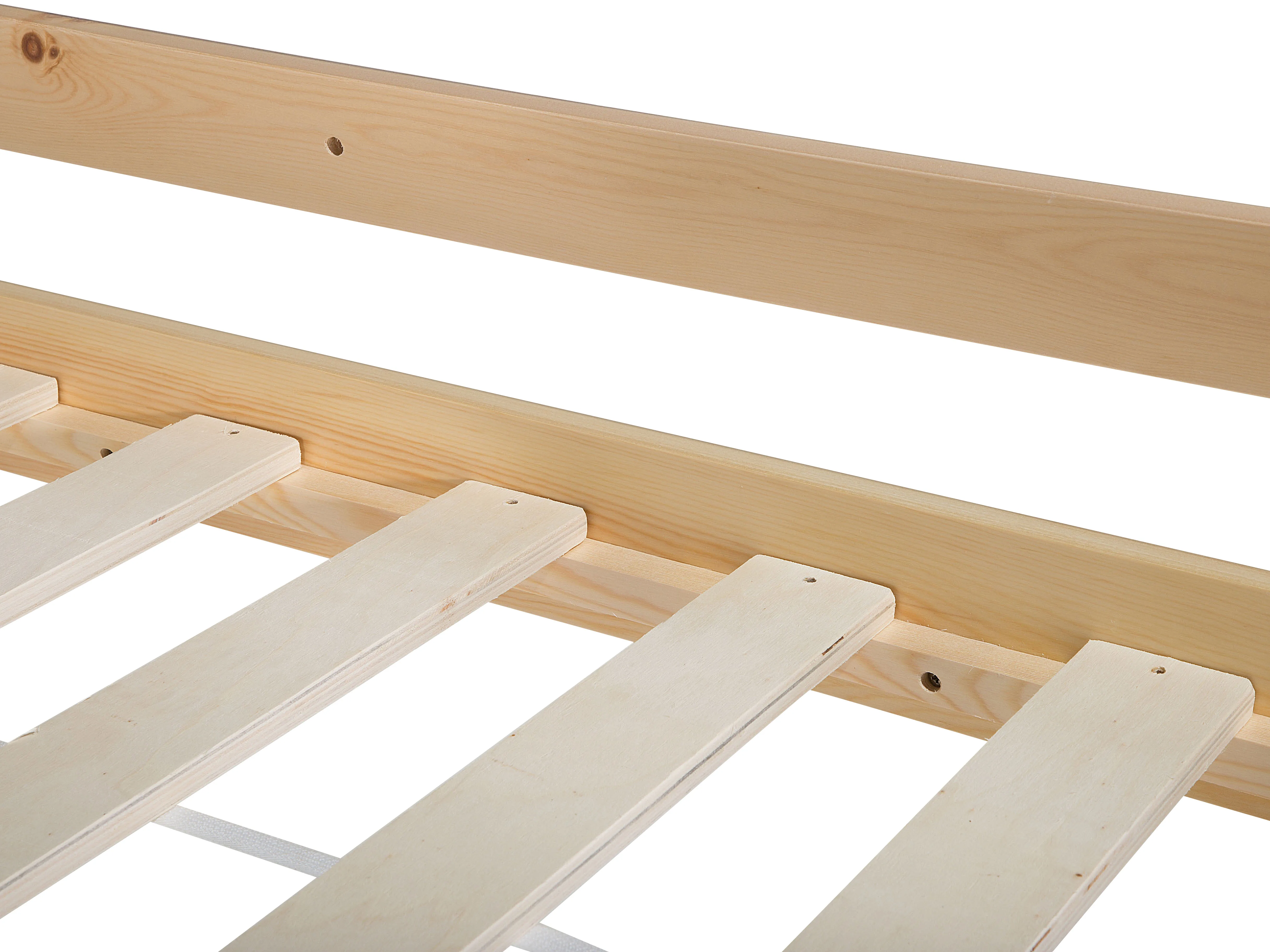 Hoogslaper Dennenhout REVIN 90 x 200 cm Lichtbruin