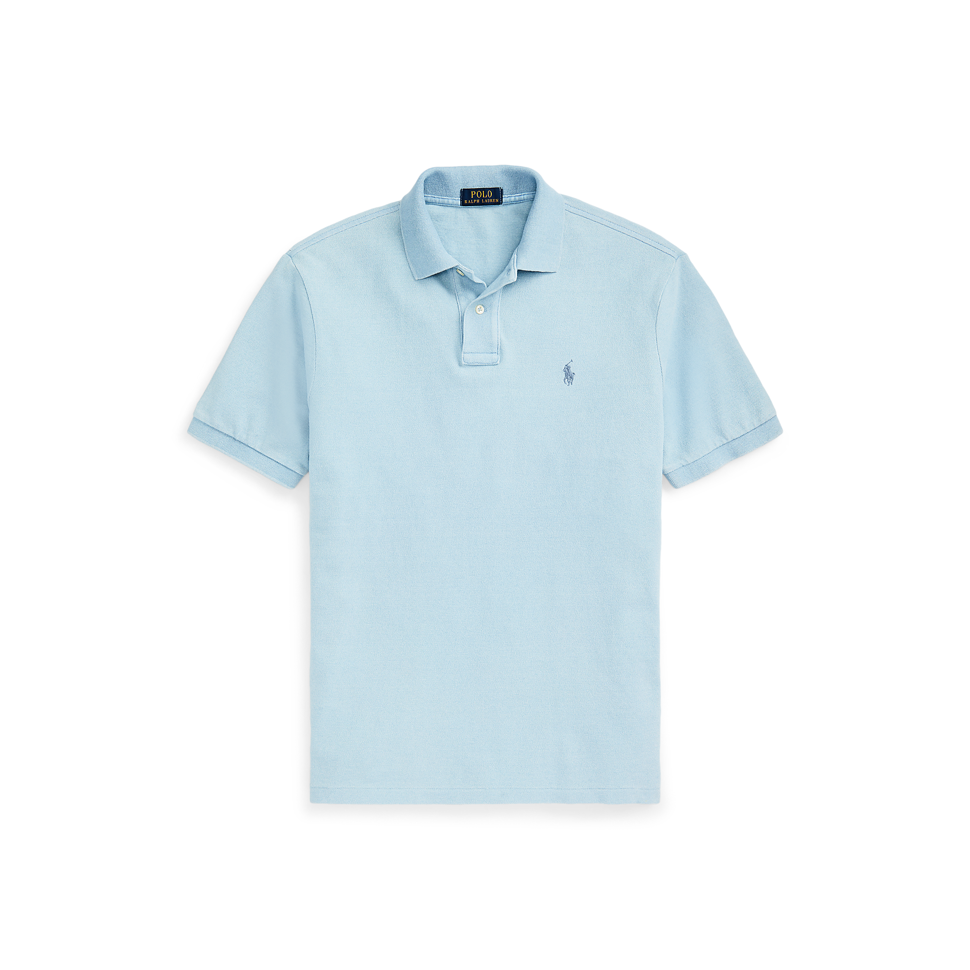 Polo slim-fiit en coton | Bleu