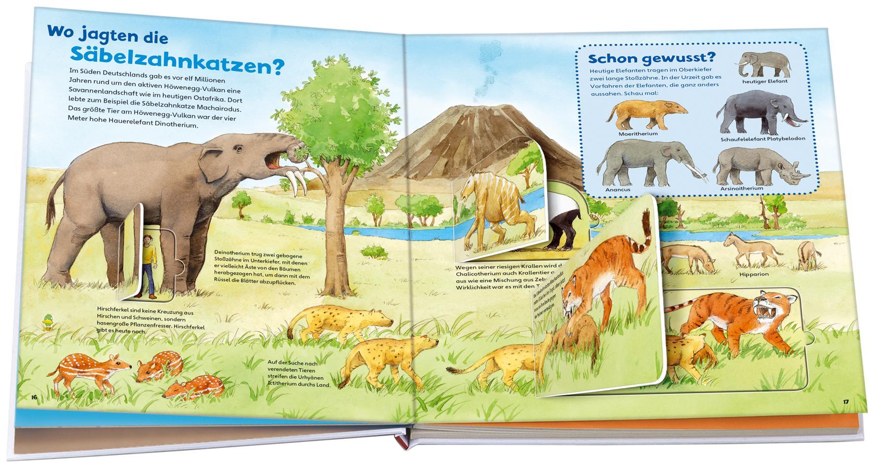 Dinosaurier und Tiere der Urzeit / Was ist was junior Bd.30