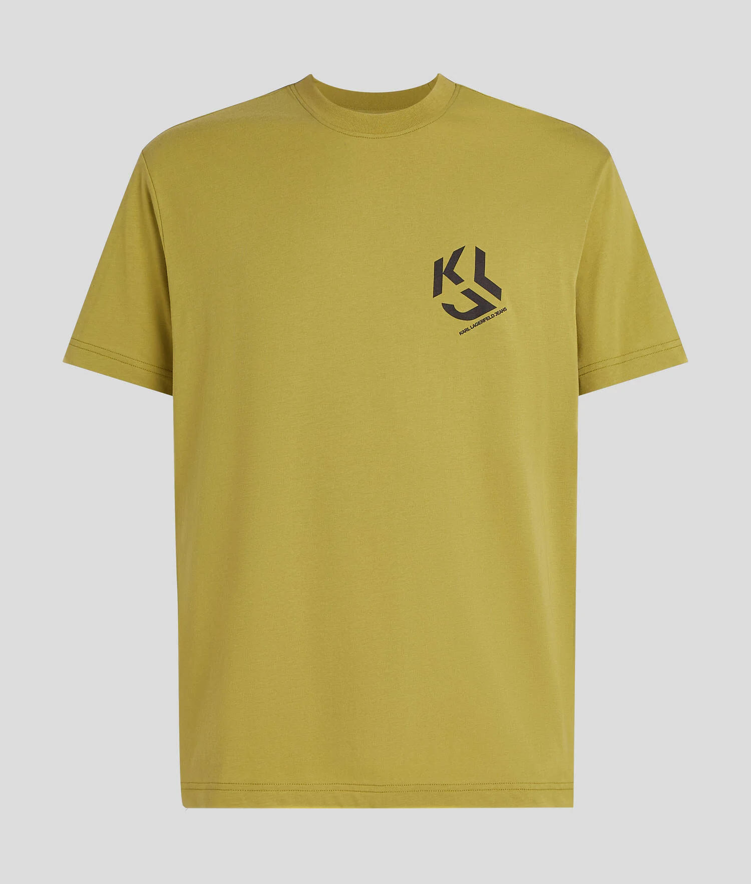 T-SHIRT AVEC MONOGRAMME - Vert Olive