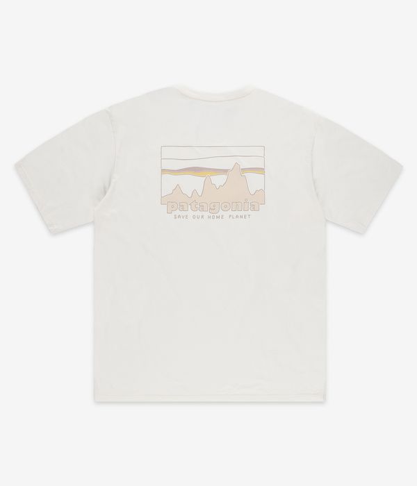 Patagonia 73 Skyline Organic T-Shirt (birch white)