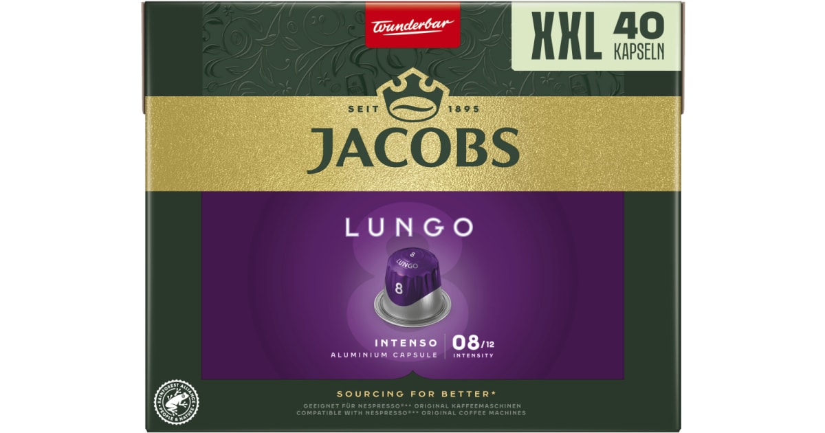JACOBS Lungo 8 Intenso 40 Kapseln