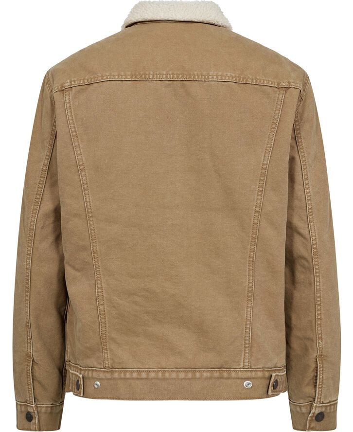 Levi's TYPE 3 SHERPA TRUCKER WASHED C Hvid