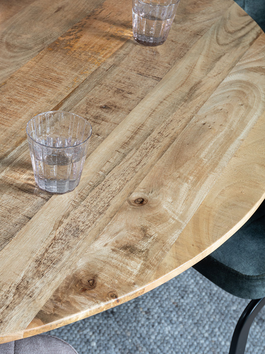 Eettafel Icon ø110 cm – Mangohout