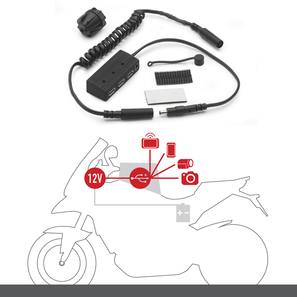 Givi - Chargeur S111 Power HUB Noir