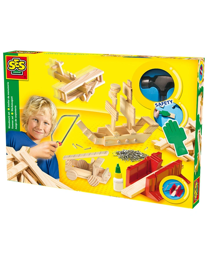 Holzwerkzeugset LUXUS mit Nägeln