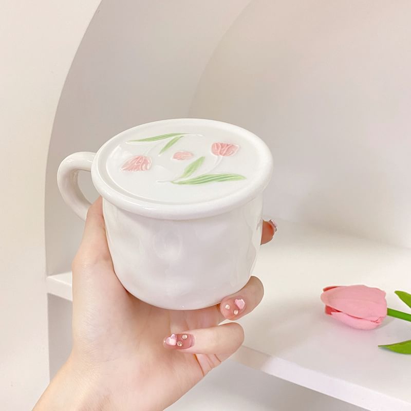 Choyce - Tulpvormige keramische drinkbekerdeksel (verschillende ontwerpen)