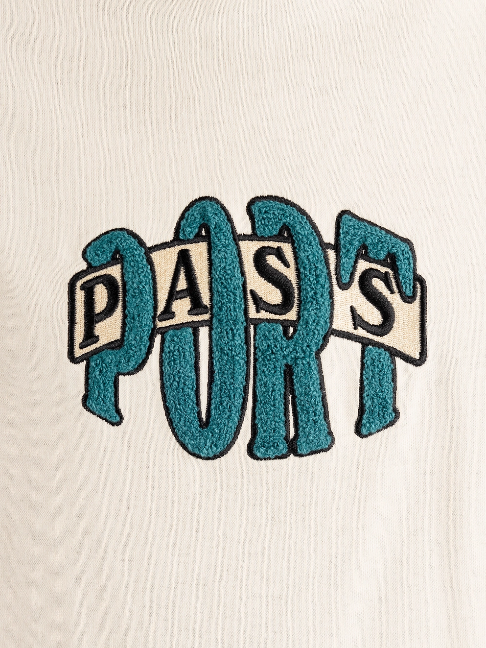 Pass Port Bulb Logo T-Shirt natural