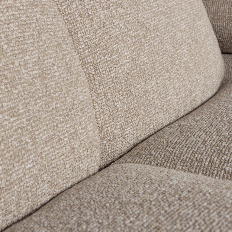 WOOOD Mojo bank chaise longue links bouclé bruin