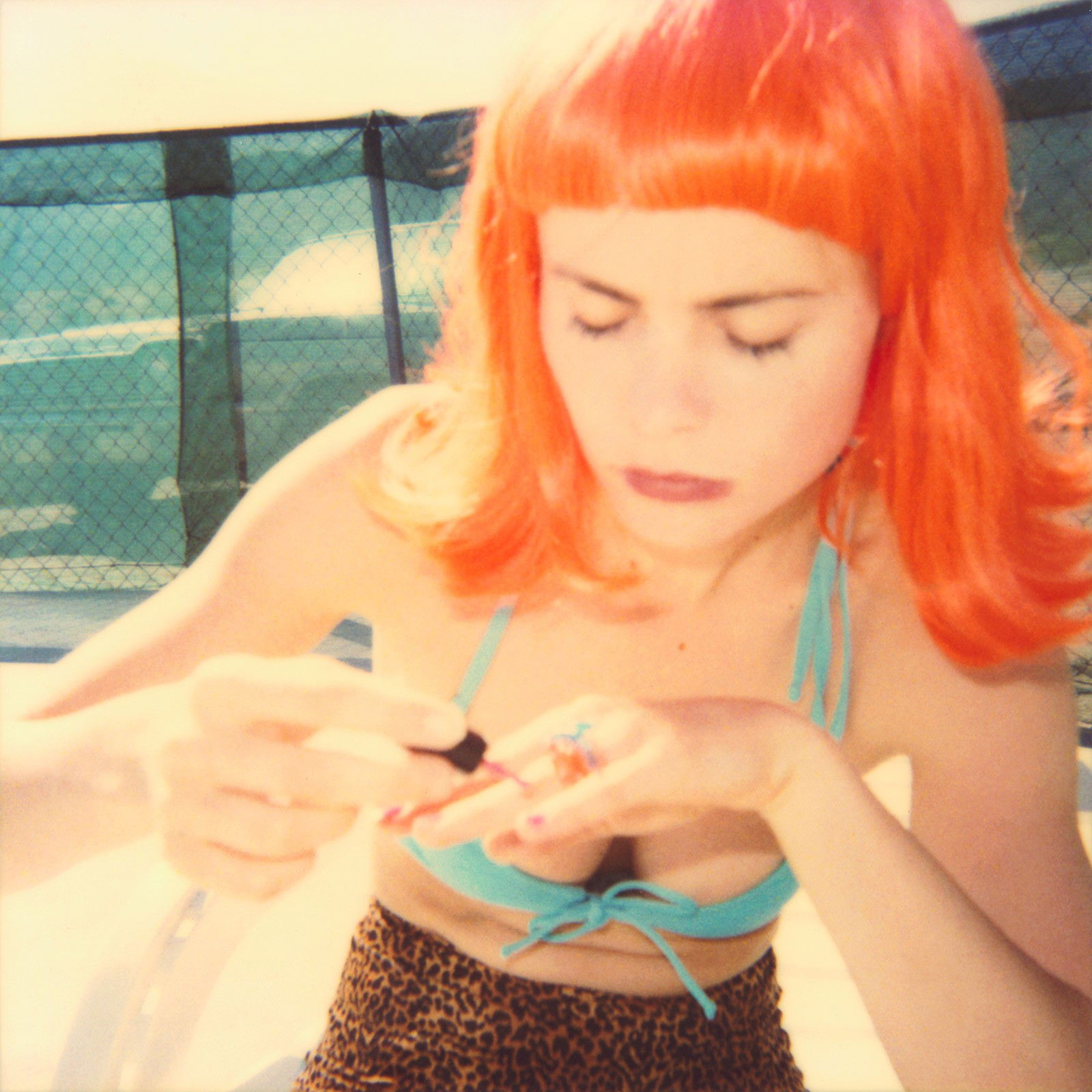 Radha doing her nails by Stefanie Schneider - Limited Edition. Edition of: 100. Signed.