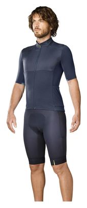 Maillot Manches Courtes Mavic Allroad Wind Total Eclipse / Gris Foncé