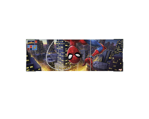 Canvas schilderij Spiderman ondersteboven set van 3 3x 30x30 cm