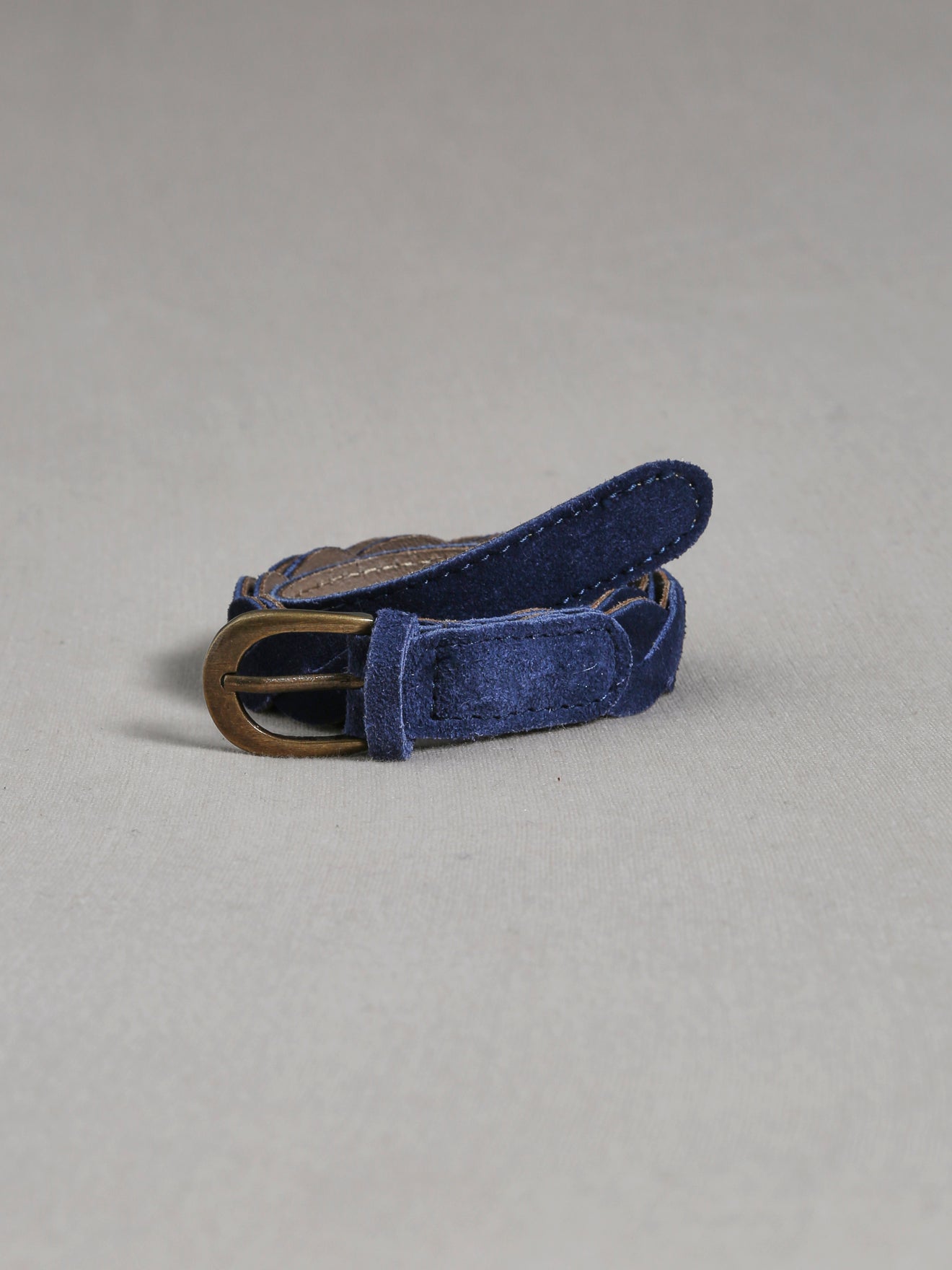 Ceinture tressée Fille en cuir