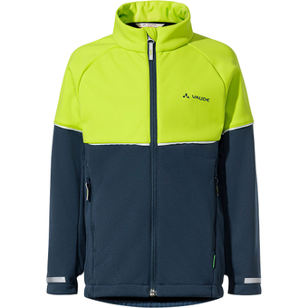 Vaude Qimsa Softshell Fahrradjacke Chute Green Kinder