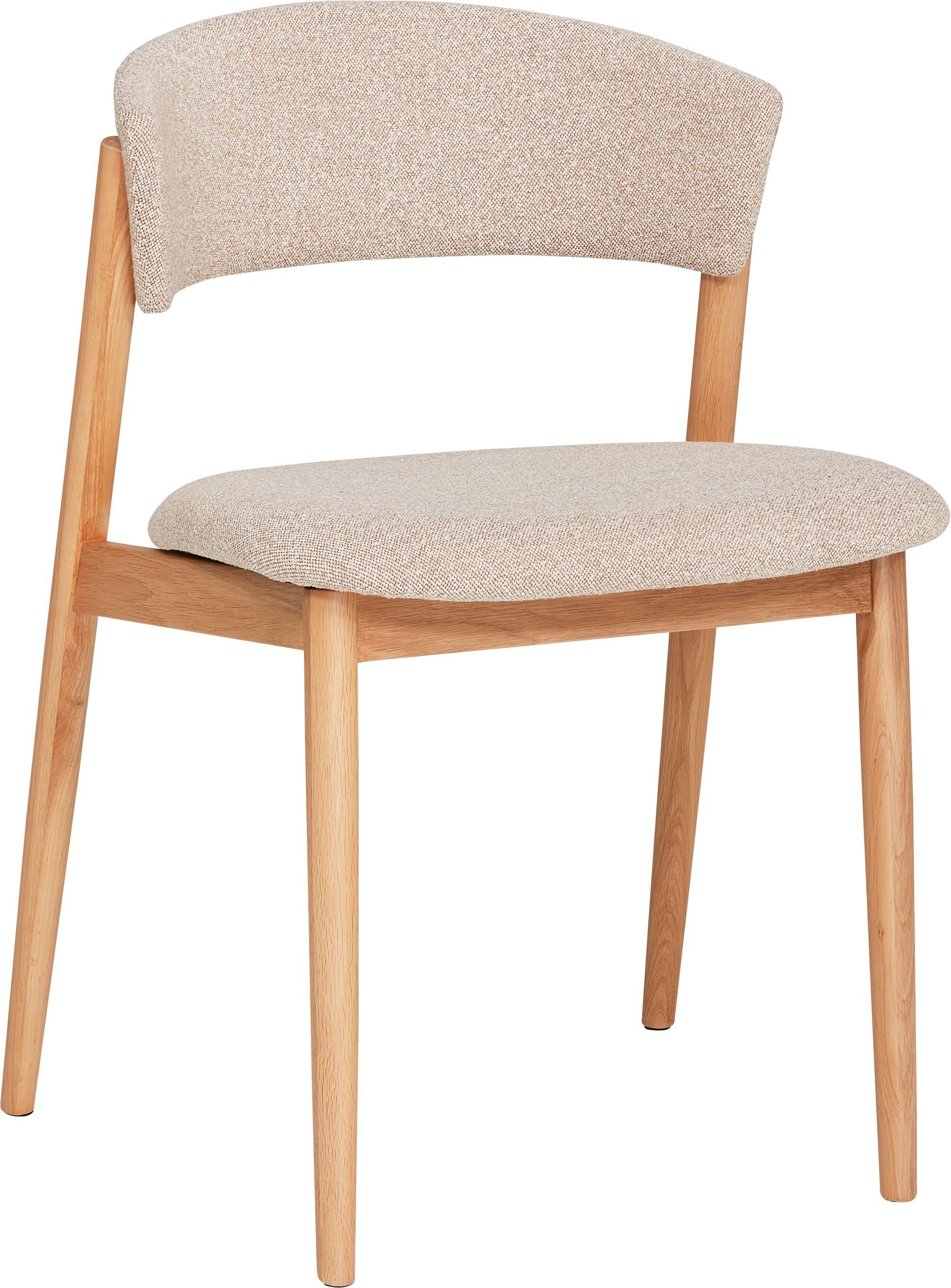 ADIRA Stuhl - Natur / B: 53.5 cm x T: 50.4 cm x H: 78.0 cm
