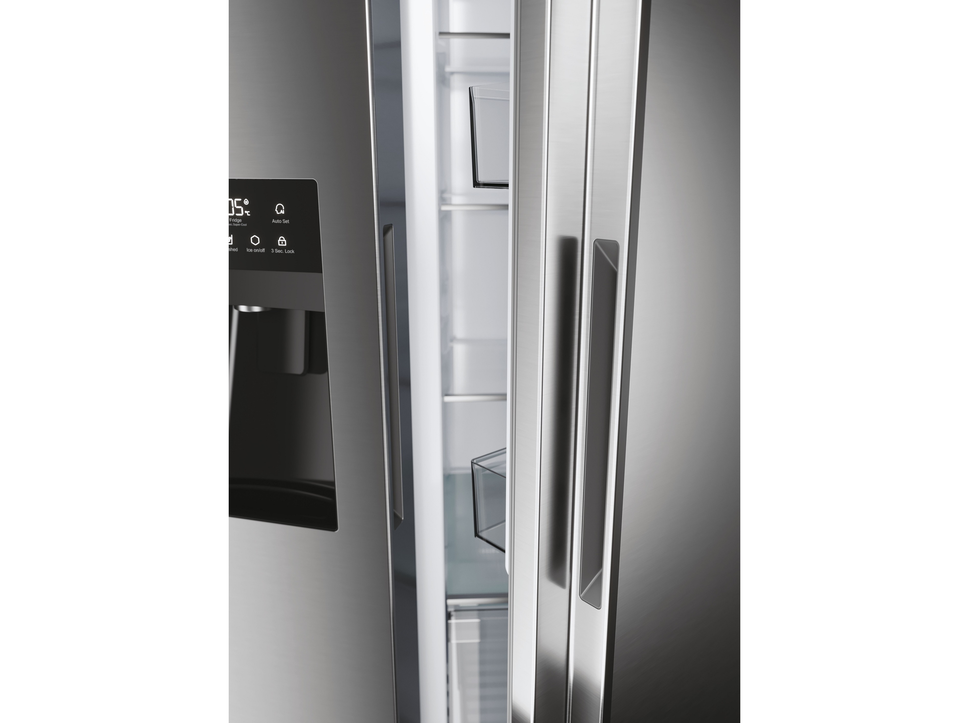 FRIGORIFICO AMERICANO COM DISPENSADOR HAIER HSR5918DIMP D INOX 511L