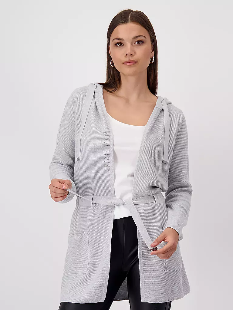 MONARI Strickjacke grau