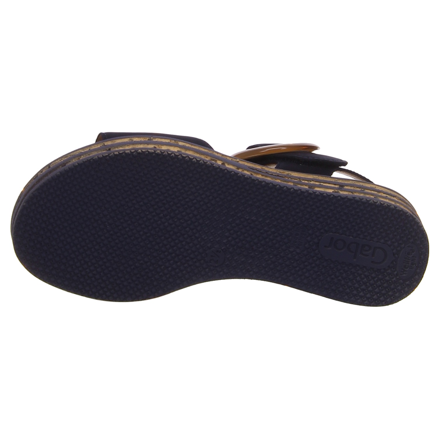 Gabor Keilsandalette blau blau